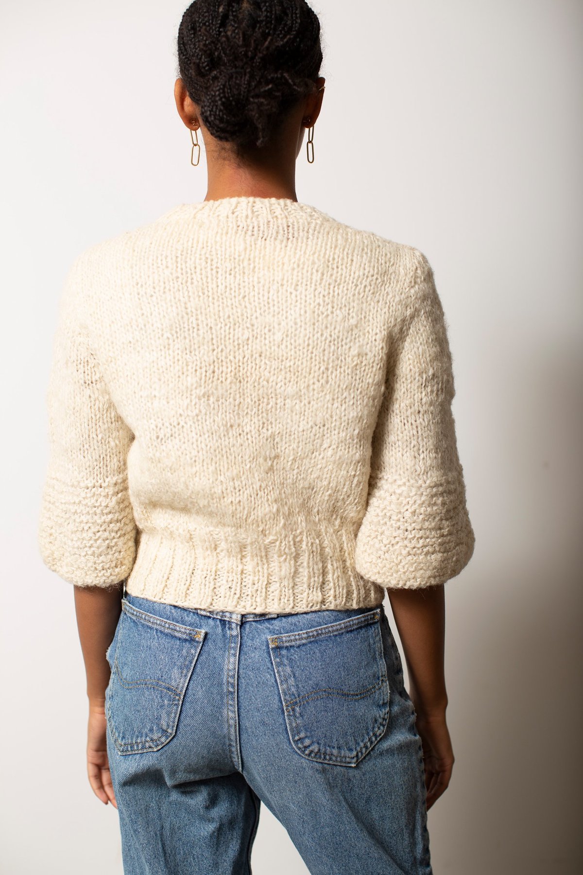 Vintage Bell Sleeve Cardigan - Ivory | Garmentory