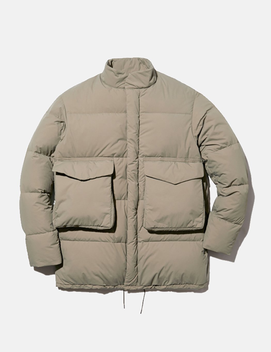 Snow Peak Recycled NY Ripstop Down Jacket Beige Garmentory