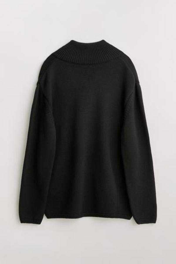 Judy Turner Wool Knit David Pullover - Black