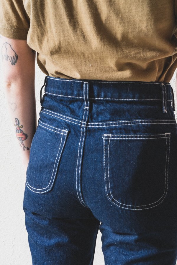 Shaina Mote Crop Jean - Dark Indigo Shaina Mote Crop Jean - Dark Indigo