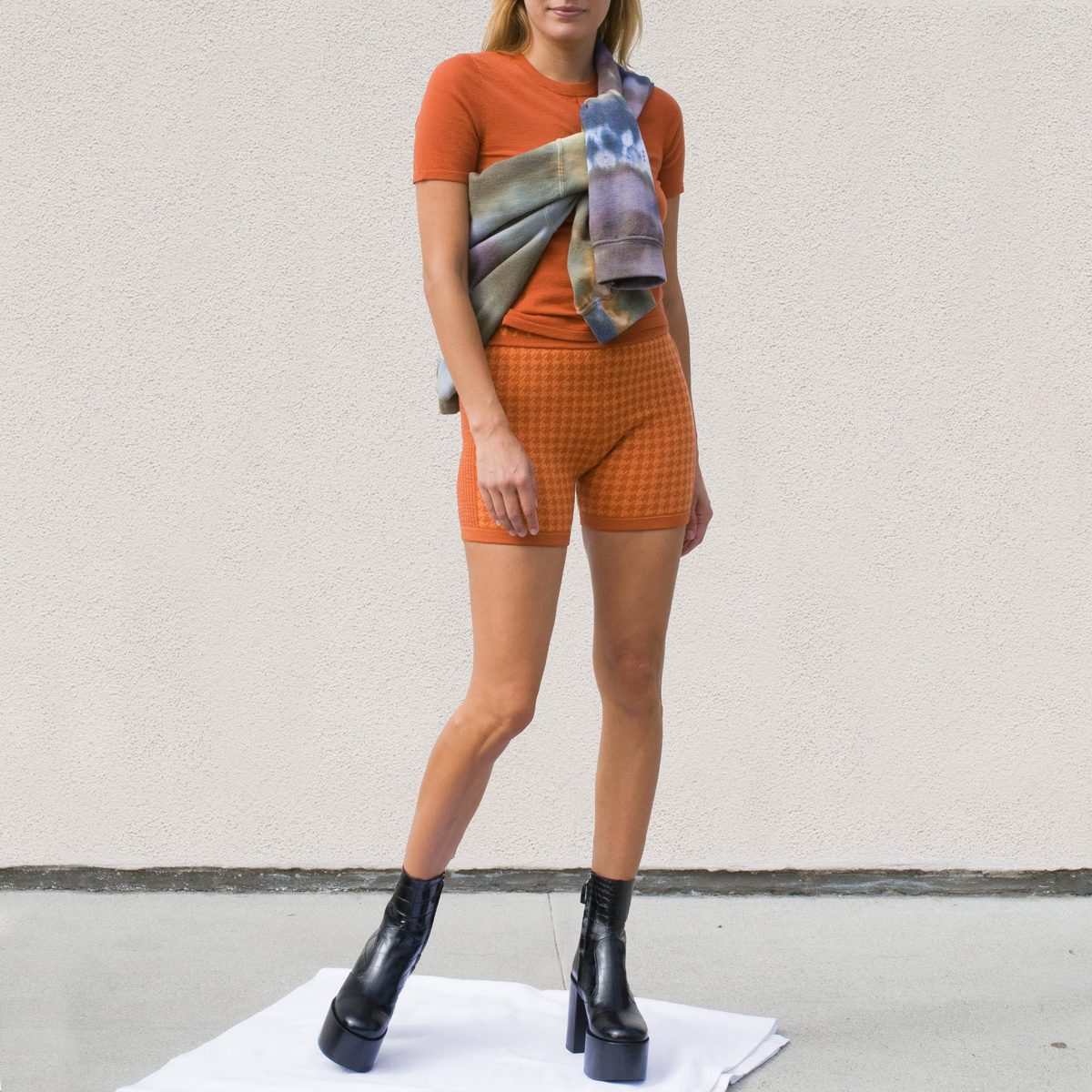 nagnata houndstooth shorts