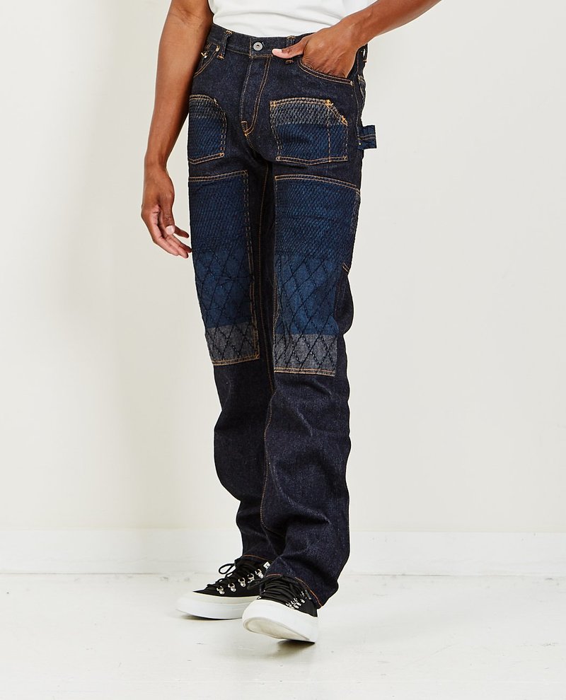 GRAPH ZERO 16oz Double Knee Pant - Indigo | Garmentory