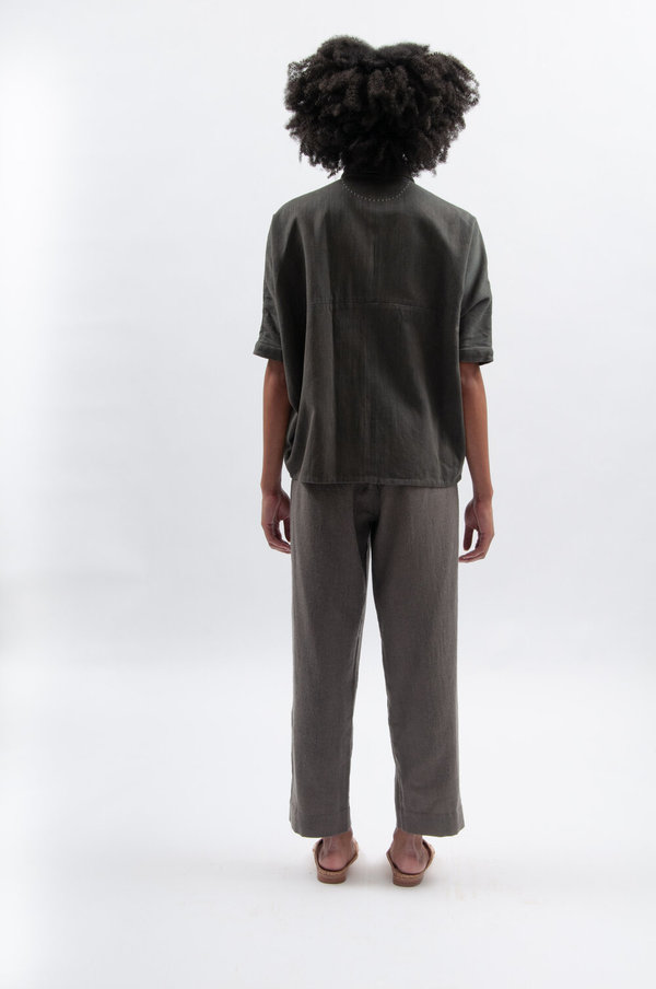 11.11. eleven eleven W Type Pants - Dark Gray