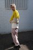 Man-tle Z1 Hand Knit Sweater - Unbleached/Yellow - Thumbnail 4