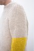 Man-tle Z1 Hand Knit Sweater - Unbleached/Yellow - Thumbnail 8