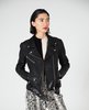 Veda JAYNE CLASSIC LEATHER JACKET - black - Thumbnail 4