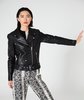 Veda JAYNE CLASSIC LEATHER JACKET - black - Thumbnail 7