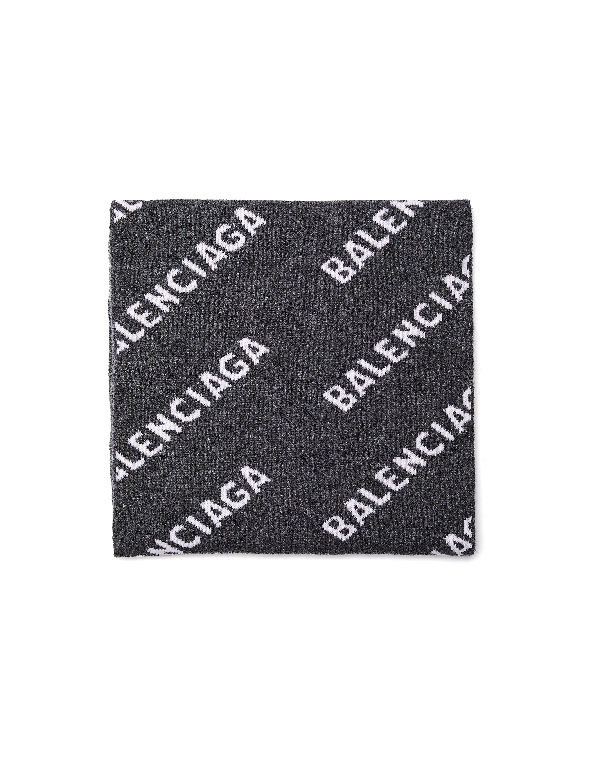 balenciaga grey scarf