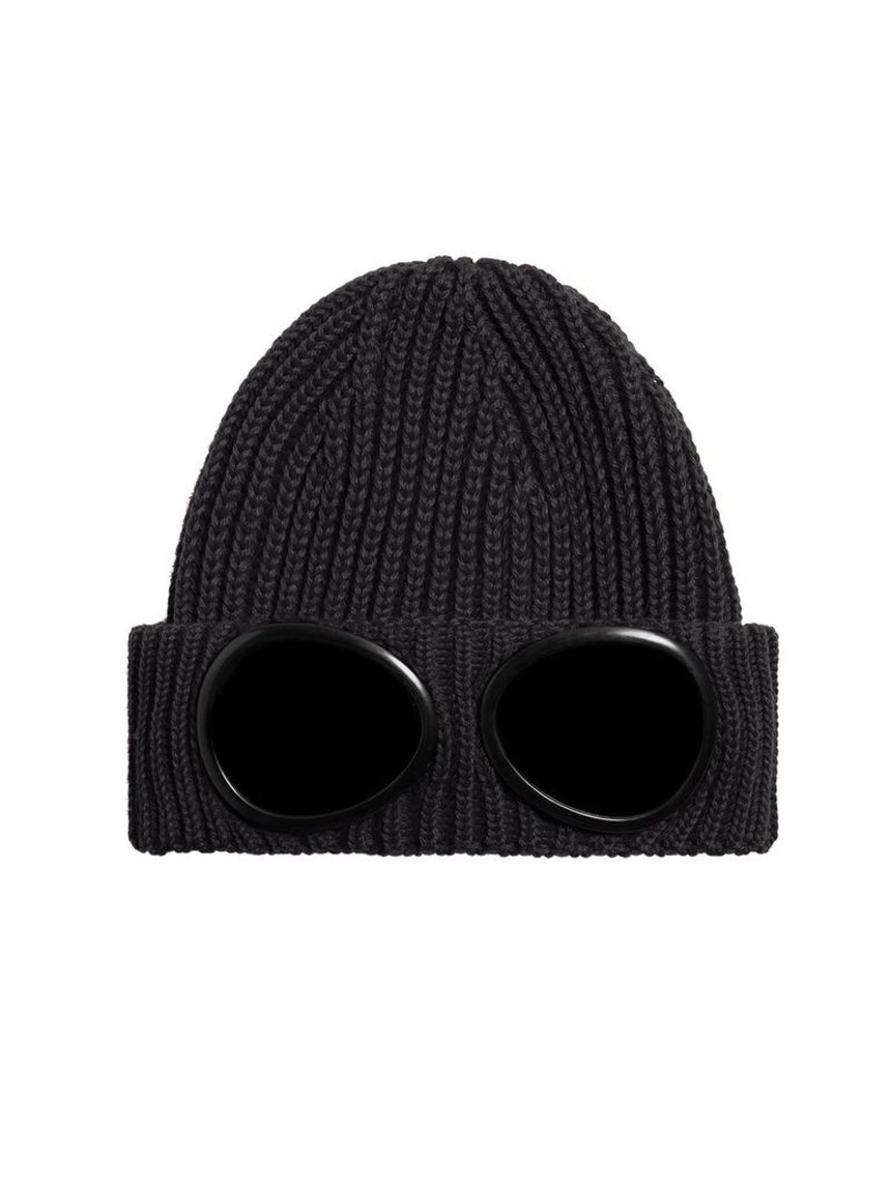 帽子 CP COMPANY Goggle Beanie black CP Company Goggle Beanie - Black | Garmentory