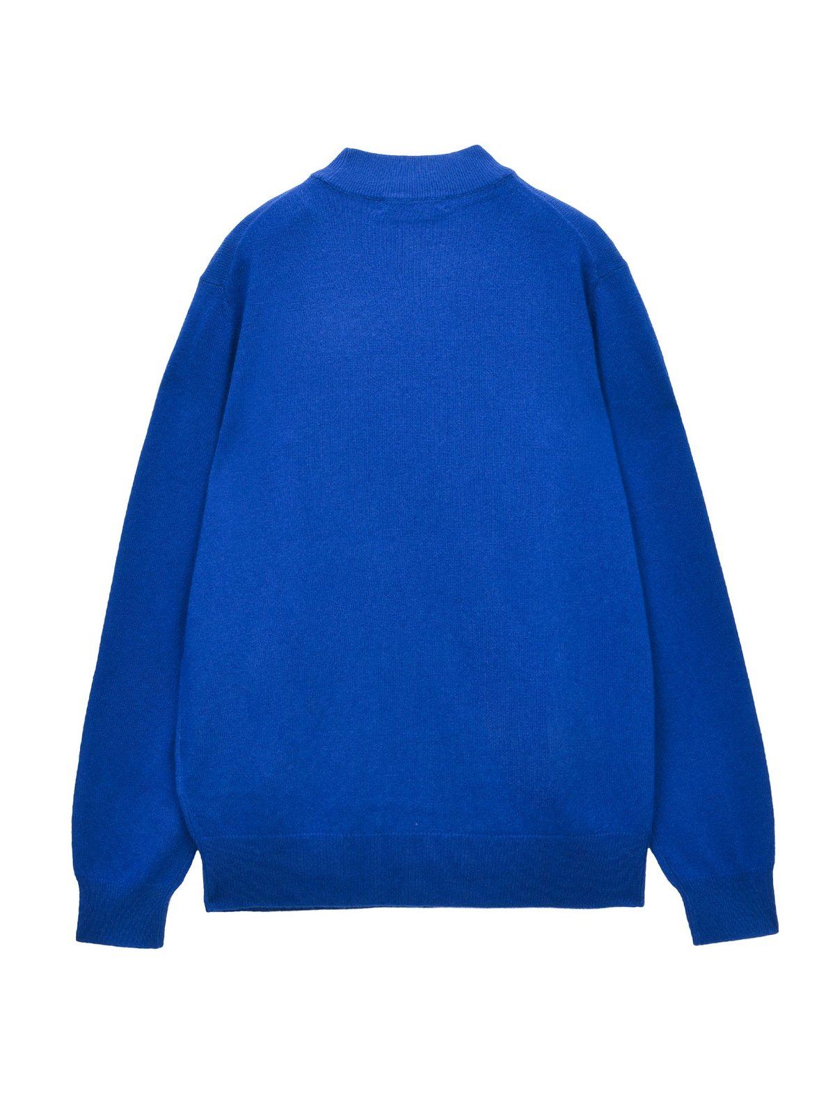 Blue Mockneck Knit Sweater main image 0
