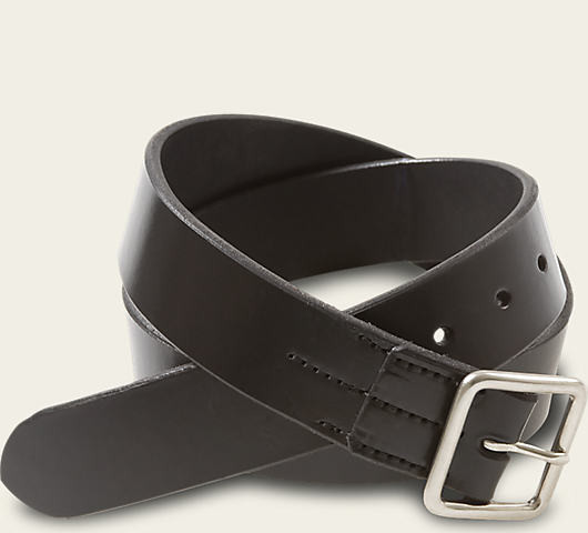 Red Wing Shoes Black Vegetable Tanned Leather Belt Red Wing Shoes Black Vegetable Tanned Leather Belt