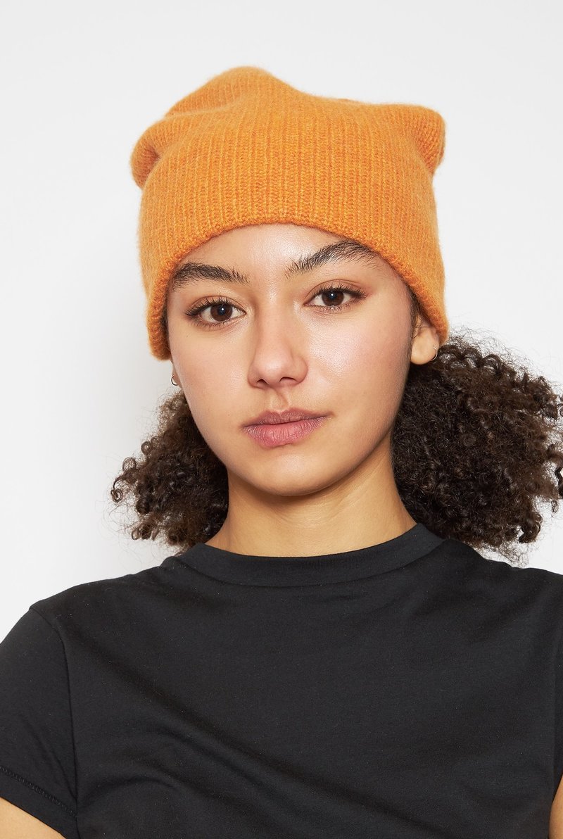 ELDER STATESMAN Watchman Cap - Orange | Garmentory display picture 1