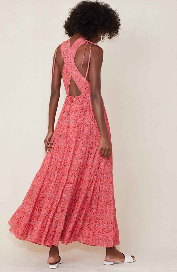 Ulla Johnson Karima Maxi Dress - Hibiscus Ulla Johnson Karima Maxi Dress - Hibiscus