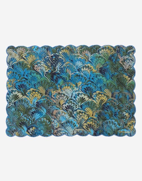 Cynthia Rowley Quilted Cotton Placemat GRNMA Garmentory