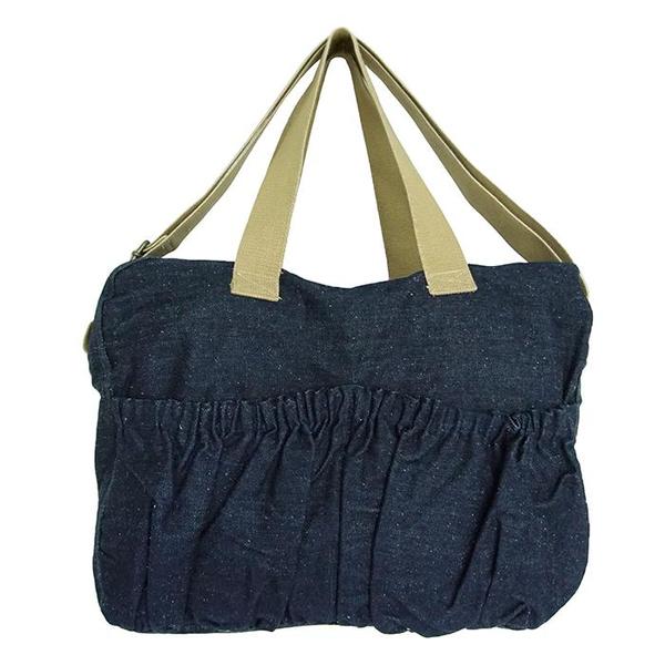 KIDS Pequeno Tocon Denim Diaper Bag - Navy Blue KIDS Pequeno Tocon Denim Diaper Bag - Navy Blue