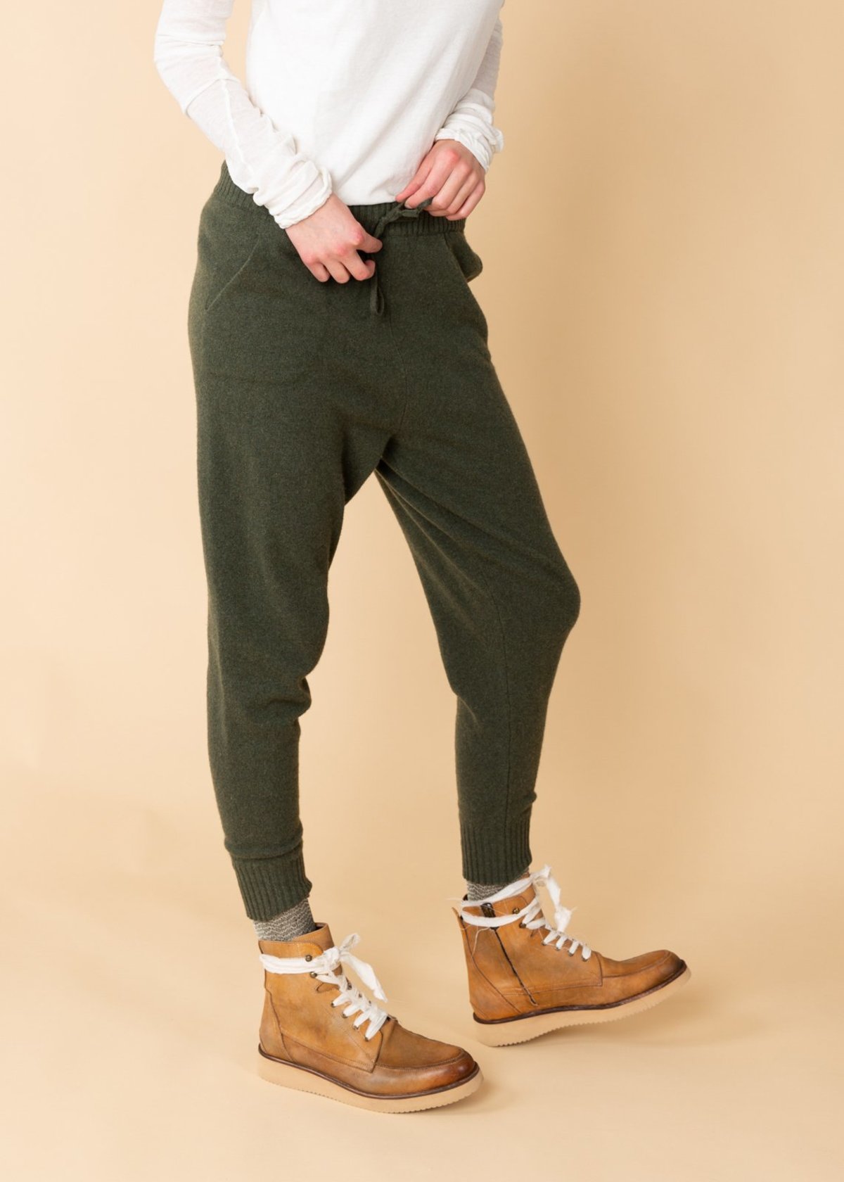MJ. Watson Cashmere Jogger Pant - Olive - Image 2 of 5