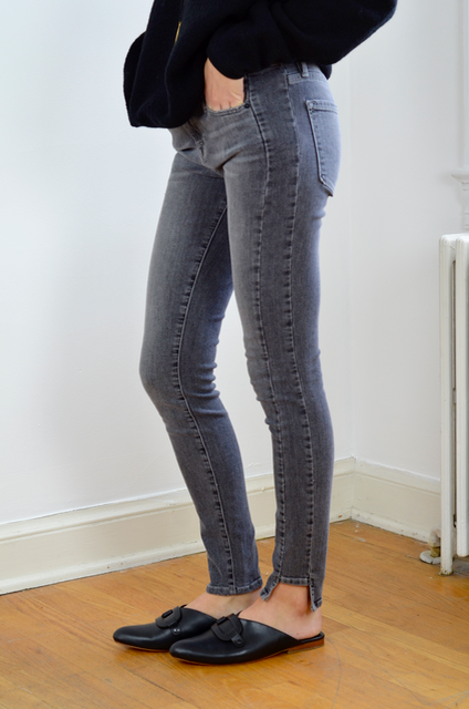 FRAME Denim Le Skinny Side Step Highline FRAME Denim Le Skinny Side Step Highline