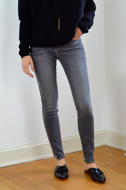 FRAME Denim Le Skinny Side Step Highline FRAME Denim Le Skinny Side Step Highline