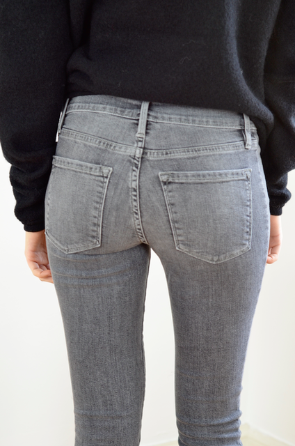 FRAME Denim Le Skinny Side Step Highline FRAME Denim Le Skinny Side Step Highline