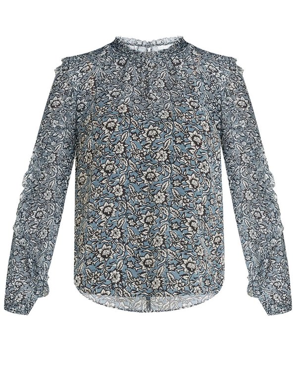 veronica beard floral top