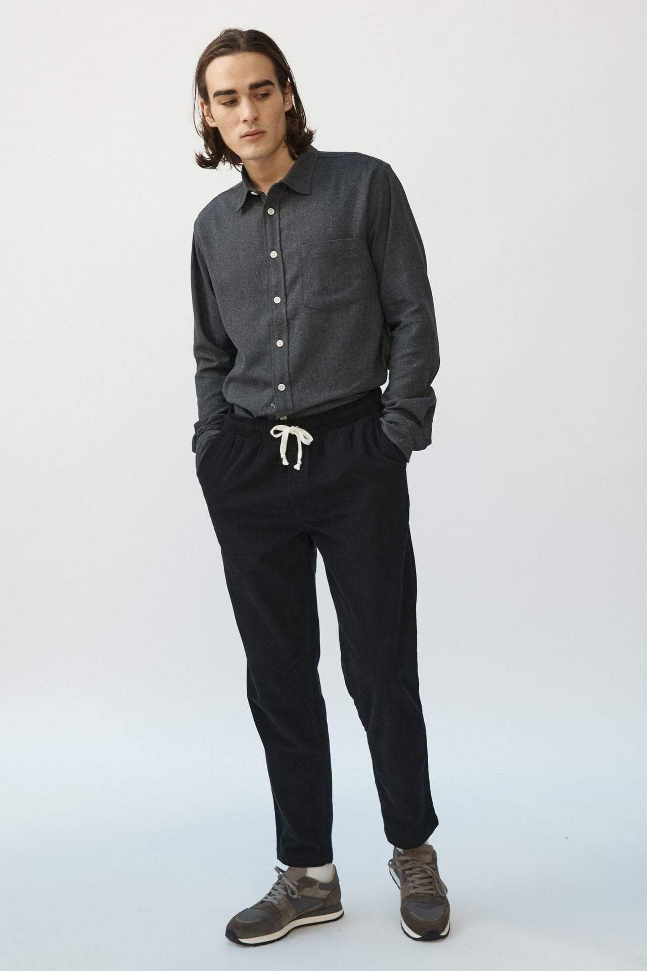 Corridor Drawstring Pincord Trousers 
