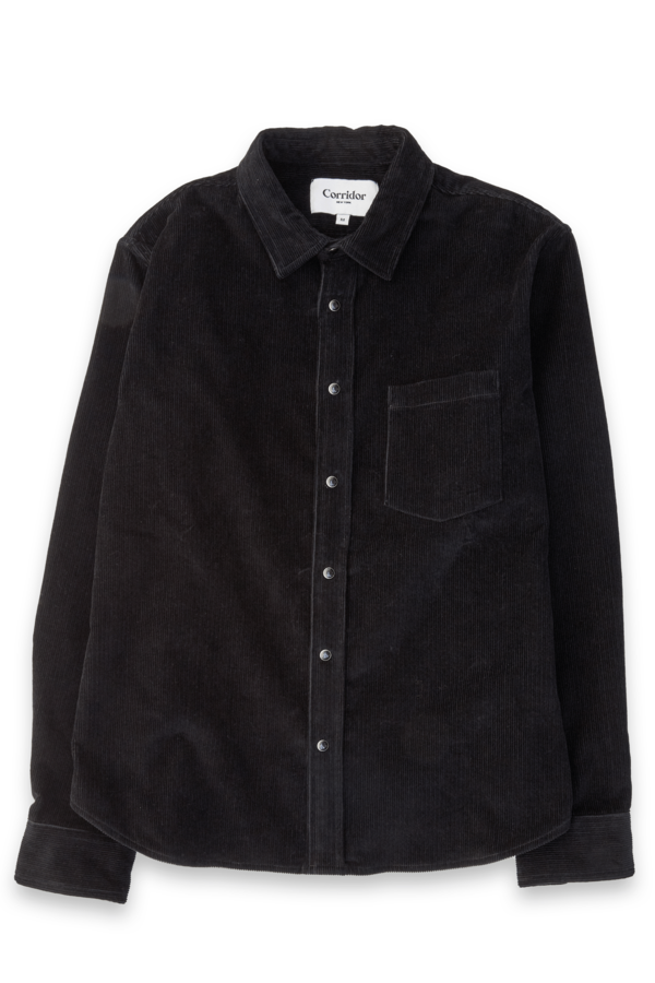 Corridor Snap Cord Shirt - Black