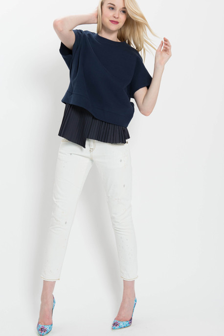 Derek Lam 10 Crosby 2 in 1 Sweatshirt Derek Lam 10 Crosby 2 in 1 Sweatshirt