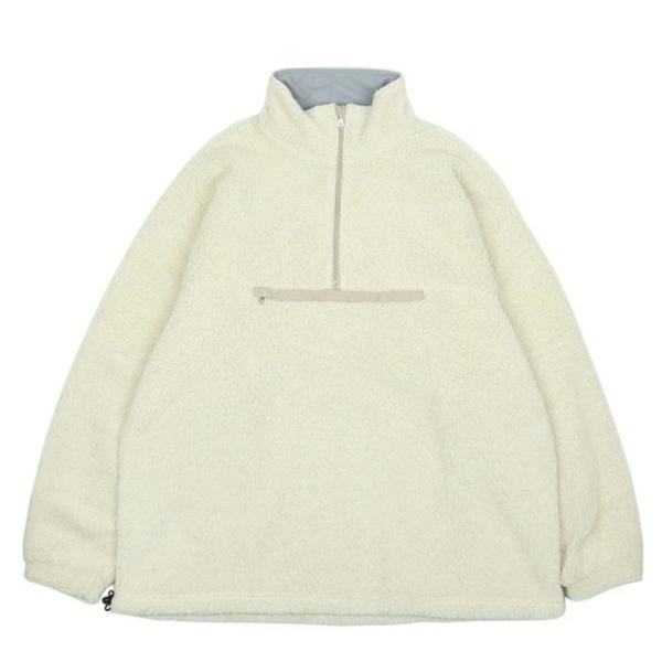 Cashmere Fleece Highneck Pullover | Garmentory
