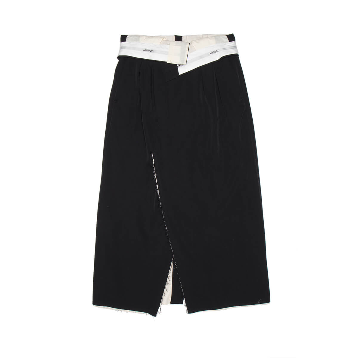 AMBUSH Folded waist skirt - black | Garmentory