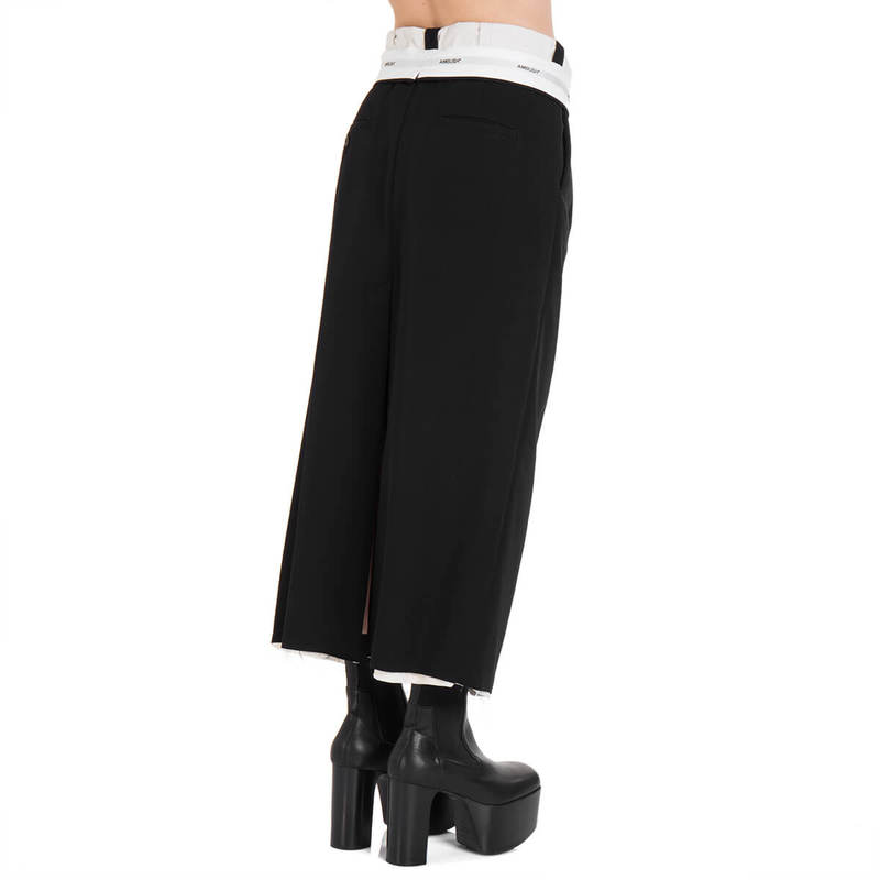 ワンピース AMBUSH Women Mid Skirts BWDB044S23JER001 1054 Black AMBUSH Folded waist skirt - black | Garmentory