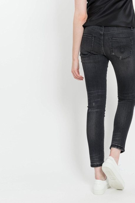 R13 Alison Crop Denim in Coal R13 Alison Crop Denim in Coal