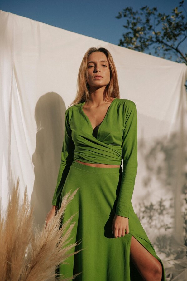 SIZ SUNDALAND BLOUSE - GREEN SIZ SUNDALAND BLOUSE - GREEN