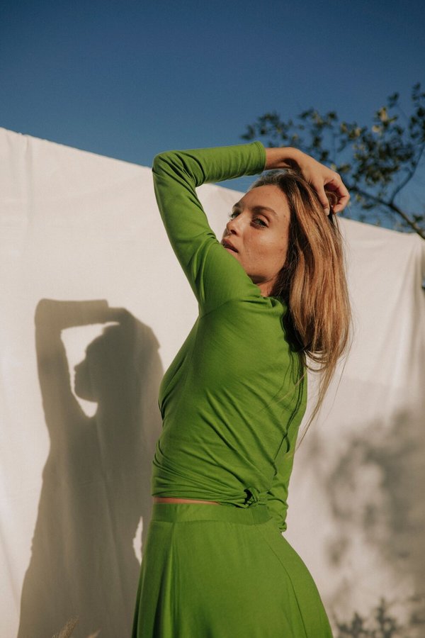 SIZ SUNDALAND BLOUSE - GREEN SIZ SUNDALAND BLOUSE - GREEN