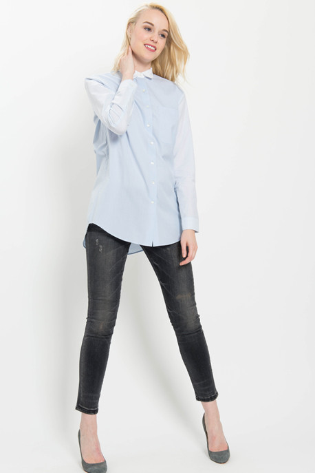 Colour Block Boyfriend Shirt Colour Block Boyfriend Shirt