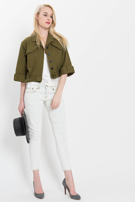 Cropped Military Jacket Cropped Military Jacket