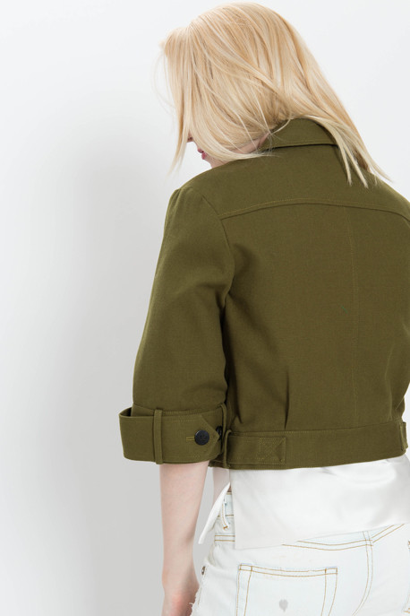 Cropped Military Jacket Cropped Military Jacket