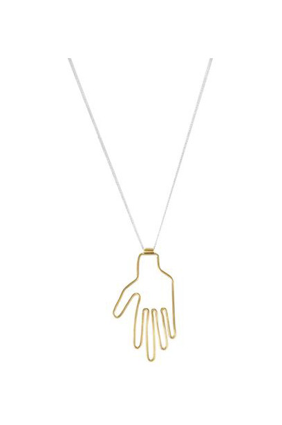 Young Frankk Hand Necklace, Gold Plated Young Frankk Hand Necklace, Gold Plated