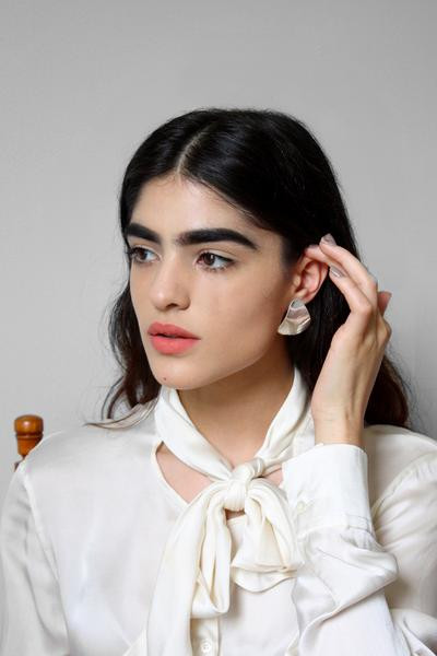 Young Frankk Trine Earrings, Gold Plated Young Frankk Trine Earrings, Gold Plated