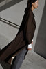 Vintage Chocolate Overcoat - Brown - Thumbnail 2