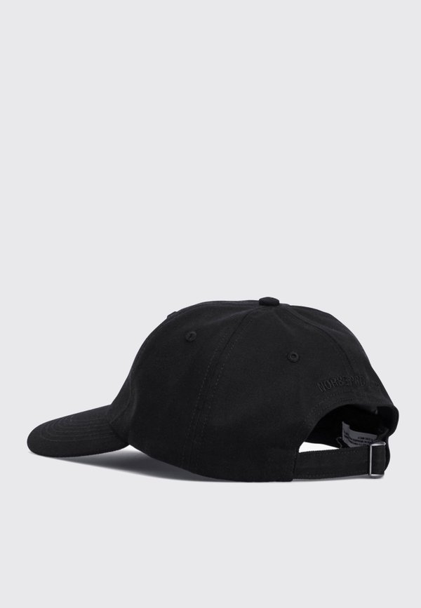 Norse Projects Twill Sports Cap Black Garmentory