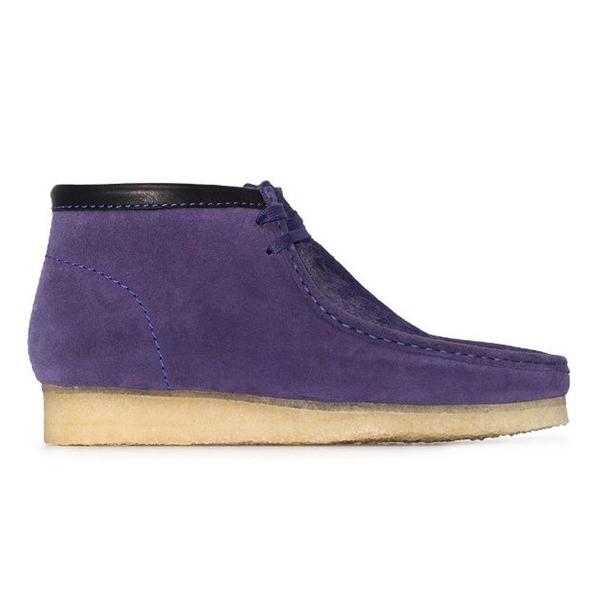 Clarks Wallabee Boot - Purple Interest Clarks Wallabee Boot - Purple Interest