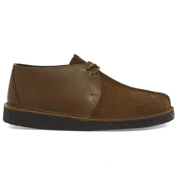 Clarks Desert Trek shoes - Olive Combi Clarks Desert Trek shoes - Olive Combi