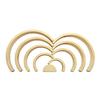 Ocamora Wooden Nine Piece Nesting Arch Toy - Natural - Thumbnail 2