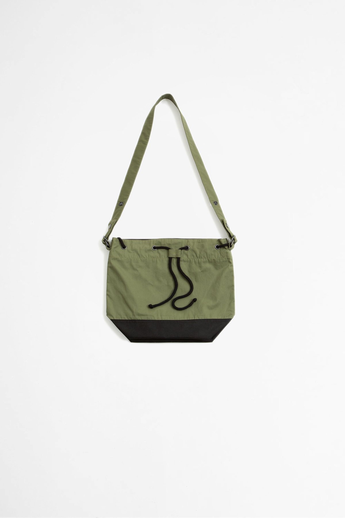Margaret Howell Soft bucket proofed plainweave cotton sage bag