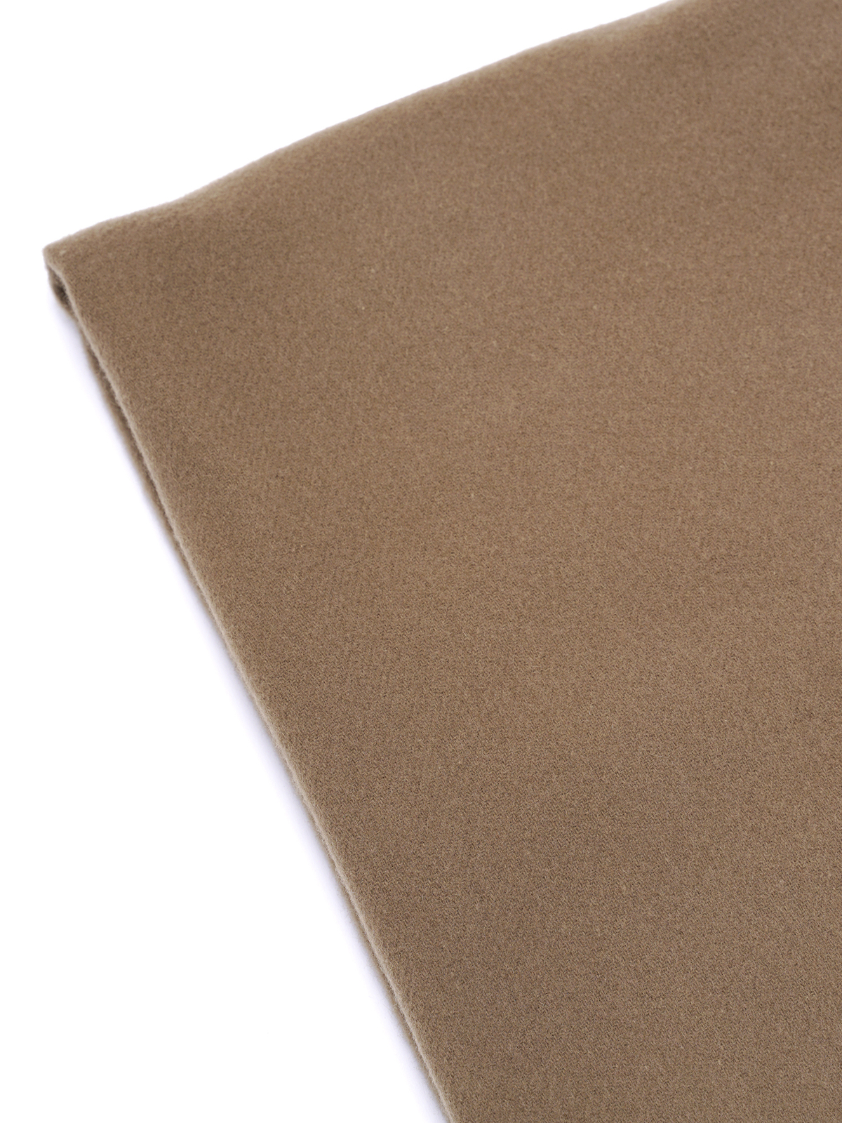 UNISEX Maison Kitsuné W_SMALL FOX HEAD WOOL SCARF - BEIGE - Image 5 of 6