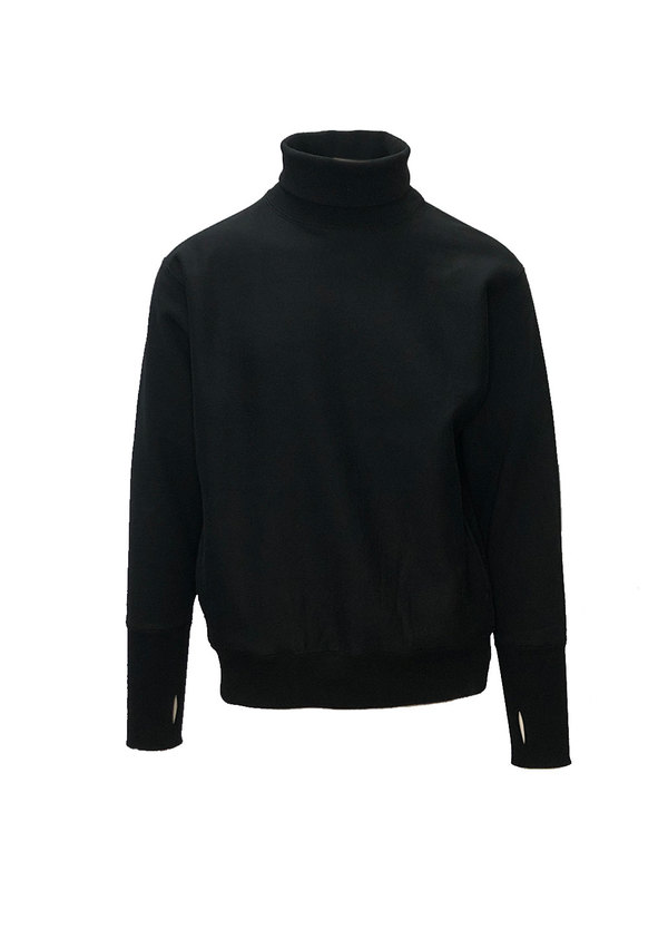 A Vontade Turtle Neck Sweat - Black | Garmentory