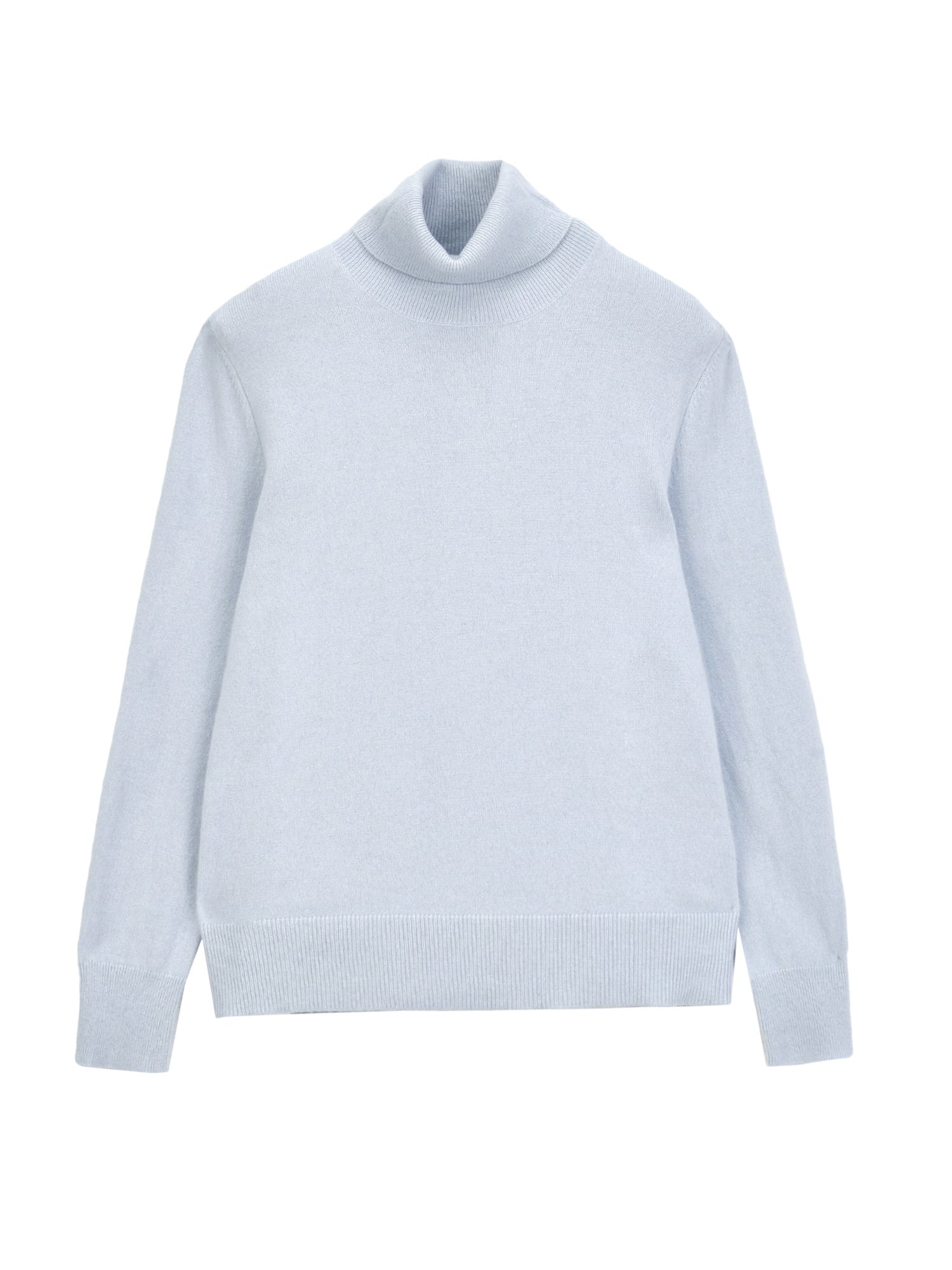PURE CASHMERE NYC Turtleneck Sweater Baby Blue Garmentory