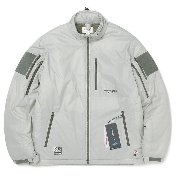 ThisIsNeverThat Insulated PCU Jacket - Grey ThisIsNeverThat Insulated PCU Jacket - Grey