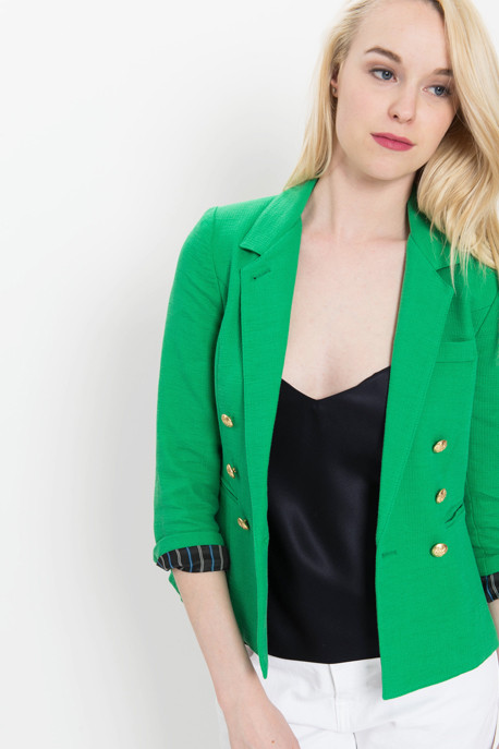 Smythe Les Vestes Rumpled College Blazer Smythe Les Vestes Rumpled College Blazer