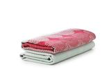 Normann Copenhagen Ekko Throw Blanket - Raspberry/Mint - Thumbnail 1